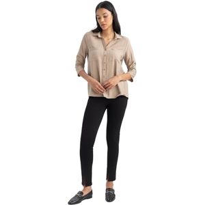 DeFacto Women's B1793AX Leggings, Black, DeFacto Women's B1793AX Leggings, Black,