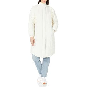 Amazon Essentials Women's Oversized Quilted Coat (Available in Plus Size), Eggshell White, S Amazon Essentials Women's Oversized Quilted Coat (Available in Plus Size), Eggshell White, S
