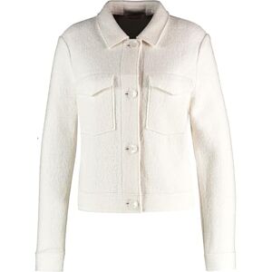 Weber Ladies Bouclé Long Sleeve Plain Cuff Blazer Jacket, White (Whisper White), 10 Weber Ladies Bouclé Long Sleeve Plain Cuff Blazer Jacket, White (Whisper White), 10