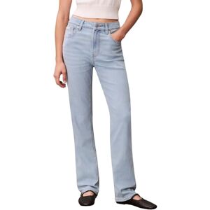 Calvin Klein Women's EU HIGH Rise Straight Blue RAIN LV047E612G Jeans, Blue (Blue RAIN), 31W / 32L Calvin Klein Women's EU HIGH Rise Straight Blue RAIN LV047E612G Jeans, Blue (Blue RAIN), 31W / 32L