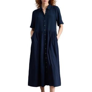 White Stuff Women's Rylee Double Fabric Shirt Dress Classic Elegance Dark Blue Size 44R White Stuff Women's Rylee Double Fabric Shirt Dress Classic Elegance Dark Blue Size 44R