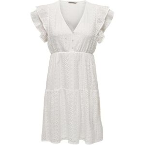 ONLY Womens Onlhelena Lace Capsl WVN Noos Summer Dress, White, L UK ONLY Womens Onlhelena Lace Capsl WVN Noos Summer Dress, White, L UK