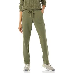 Amazon Essentials Women's Straight Leg Sweatpants with Drawstring for Women, Fleece – (Available in Plus Size), Olive, XL Amazon Essentials Women's Straight Leg Sweatpants with Drawstring for Women, Fleece – (Available in Plus Size), Olive, XL