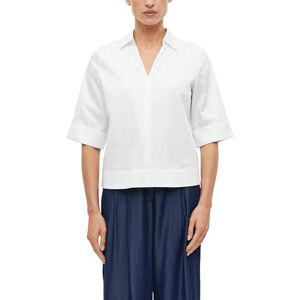 s.Oliver Women's 2178601 Blouse with Tunic Neck (Pack of 1), White, 12 s.Oliver Women's 2178601 Blouse with Tunic Neck (Pack of 1), White, 12
