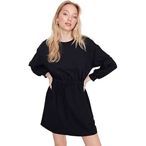Trendyol Women Mini Shift Regular Knit Dress Navy Blue Trendyol Women Mini Shift Regular Knit Dress Navy Blue