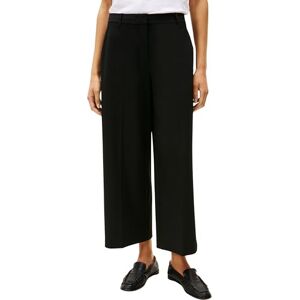 Tommy Hilfiger Women’s Wide Leg Cropped Trousers, Black (Black), 38W Tommy Hilfiger Women’s Wide Leg Cropped Trousers, Black (Black), 38W