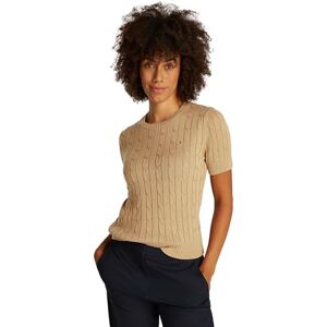 Tommy Hilfiger Women's Knitted Jumper, Beige (Safari Canvas), XXS Tommy Hilfiger Women's Knitted Jumper, Beige (Safari Canvas), XXS