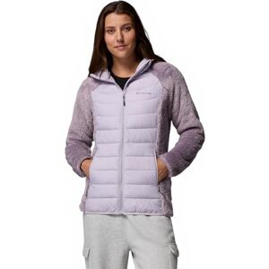 Columbia Women's Powder Lite 2 Sherpa Hybrid Jacket, Puffer Jacket, Shale Purple, Lavender Pearl, XS Columbia Women's Powder Lite 2 Sherpa Hybrid Jacket, Puffer Jacket, Shale Purple, Lavender Pearl, XS