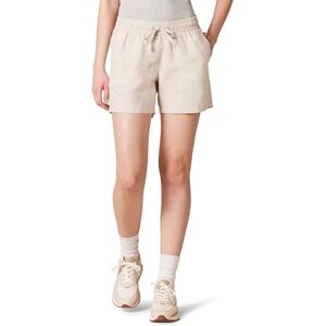Amazon Essentials Women's 5” (13 cm) Inseam Drawstring Linen Blend Shorts (Available in Plus Size), Ecru, XL Amazon Essentials Women's 5” (13 cm) Inseam Drawstring Linen Blend Shorts (Available in Plus Size), Ecru, XL