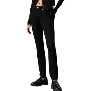 Calvin Klein Women’s Mid Rise Skinny Fit Jeans, Black (Denim Black), 33W/30L Calvin Klein Women’s Mid Rise Skinny Fit Jeans, Black (Denim Black), 33W/30L