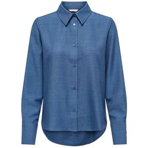 ONLY Womens Onlbetty Melli LS Shirt WVN, Medium Blue (Medium Blue Denim), XS UK ONLY Womens Onlbetty Melli LS Shirt WVN, Medium Blue (Medium Blue Denim), XS UK