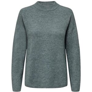 ONLY ONLCAMILLA O-Neck L/S Pullover KNT, Balsam Green/Detail: Melange, XL ONLY ONLCAMILLA O-Neck L/S Pullover KNT, Balsam Green/Detail: Melange, XL