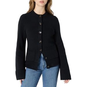 Amazon Essentials Women's Regular-Fit Long-Sleeve Cardigan with Bell Sleeves and Shaped Waist, Black, XXL Amazon Essentials Women's Regular-Fit Long-Sleeve Cardigan with Bell Sleeves and Shaped Waist, Black, XXL