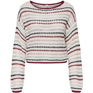 ONLY Onlgeena LS Short Stripe Boatneck CC KNT, Cloud Dancer, L ONLY Onlgeena LS Short Stripe Boatneck CC KNT, Cloud Dancer, L