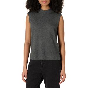 Amazon Essentials Women's Regular-Fit Short-Sleeve Crewneck Pullover Jumper Top, Charcoal Heather, XL Amazon Essentials Women's Regular-Fit Short-Sleeve Crewneck Pullover Jumper Top, Charcoal Heather, XL