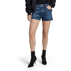 G-STAR Women's True Denim Shorts Raw Edge , Blue (worn in sentry blue D24376-D577-G334), 27 G-STAR Women's True Denim Shorts Raw Edge , Blue (worn in sentry blue D24376-D577-G334), 27