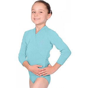 Roch Valley Acrylic Crossover Cardigan 34" Aqua Blue Roch Valley Acrylic Crossover Cardigan 34" Aqua Blue