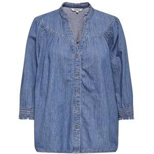 ONLY Onlraya 3/4 Shirt DNM AKM Noos, Medium Blue (Medium Blue Denim), XL ONLY Onlraya 3/4 Shirt DNM AKM Noos, Medium Blue (Medium Blue Denim), XL