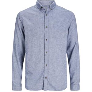 JACK & JONES Womens Jjeclassic Melange Ls Sn Shirt, Faded Denim, XL EU JACK & JONES Womens Jjeclassic Melange Ls Sn Shirt, Faded Denim, XL EU