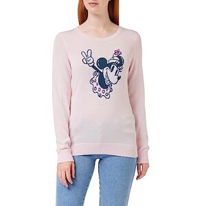 Amazon Essentials Disney Marvel Star Wars Women's Lightweight Long Sleeve Cotton Blend Knit Crewneck Jumper, Minnie Peace, XS Amazon Essentials Disney Marvel Star Wars Women's Lightweight Long Sleeve Cotton Blend Knit Crewneck Jumper, Minnie Peace, XS