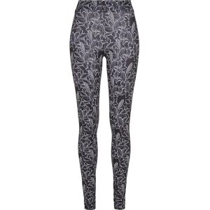 Urban Classics Women's Ladies AOP Leggings, Hibiscus Black, XXXXL Urban Classics Women's Ladies AOP Leggings, Hibiscus Black, XXXXL