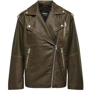 ONLY Female faux leather jacket ONLMONTANA faux leather jacket, Wren, M ONLY Female faux leather jacket ONLMONTANA faux leather jacket, Wren, M