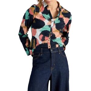 White Stuff Women's Annie Shirt, Navy Pr, 16 White Stuff Women's Annie Shirt, Navy Pr, 16