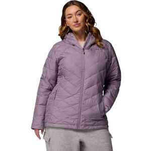 Columbia Women's Heavenly Hooded Jacket, Hooded Puffer Jacket, Shale Purple, L Columbia Women's Heavenly Hooded Jacket, Hooded Puffer Jacket, Shale Purple, L