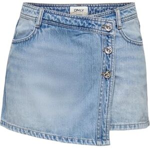 ONLY Female Skirt ONLLESLY Mini Skirt, Light Blue (Light Blue Denim), S ONLY Female Skirt ONLLESLY Mini Skirt, Light Blue (Light Blue Denim), S