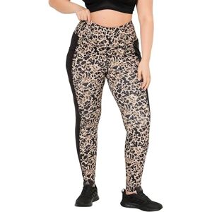 Ulla Popken Women's Sport-Leggings, Leomuster, Schnelltrocknend, Recycelt Trouser, Yellow, 45W x 32L Ulla Popken Women's Sport-Leggings, Leomuster, Schnelltrocknend, Recycelt Trouser, Yellow, 45W x 32L