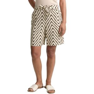 TOM TAILOR Women's Bermuda Shorts, 38058 Natural Zig Zag Design, 8 TOM TAILOR Women's Bermuda Shorts, 38058 Natural Zig Zag Design, 8