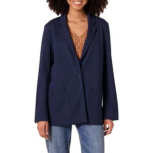 Amazon Essentials Women's Relaxed-Fit Soft Ponte Blazer, Navy, XXL Plus Amazon Essentials Women's Relaxed-Fit Soft Ponte Blazer, Navy, XXL Plus
