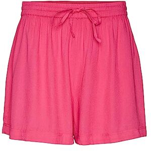 VERO MODA Women's Vmbumpy WVN Noos Shorts, Pink Yarrow, XS VERO MODA Women's Vmbumpy WVN Noos Shorts, Pink Yarrow, XS