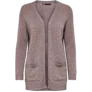 ONLY Women's Onllesly L/S Open Knt Noos Cardigan Sweater, Rose Browndetail: W Melange, XS UK ONLY Women's Onllesly L/S Open Knt Noos Cardigan Sweater, Rose Browndetail: W Melange, XS UK