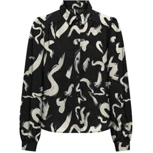 ONLY Women's Onlnova Life Elite L/S Emma Shirt Top, Black/AOP:592 Charm Boho, S ONLY Women's Onlnova Life Elite L/S Emma Shirt Top, Black/AOP:592 Charm Boho, S
