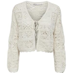 ONLY ONLBEACH Female Cardigan, Cloud Dancer, M ONLY ONLBEACH Female Cardigan, Cloud Dancer, M