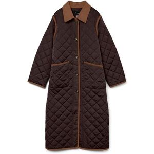 VERO MODA Vmemily Long Coat Boo, chocolate cake, S VERO MODA Vmemily Long Coat Boo, chocolate cake, S