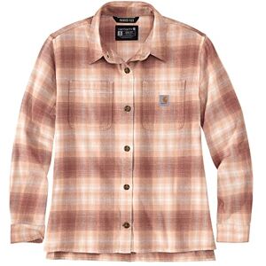 Carhartt Womens Midweight Flannel Long Sleeve Plaid Shirt Carhartt Womens Midweight Flannel Long Sleeve Plaid Shirt