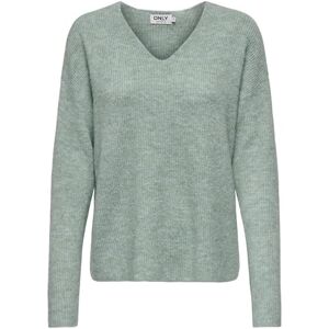 ONLY Onlcamilla KNT Noos V-Neck L/S Pullover, Blue Surf, M ONLY Onlcamilla KNT Noos V-Neck L/S Pullover, Blue Surf, M