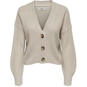 ONLY Womens Onlcarol Nice L/S KNT Noos Cardigan Sweater, Pumice Stone, L UK ONLY Womens Onlcarol Nice L/S KNT Noos Cardigan Sweater, Pumice Stone, L UK