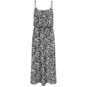 ONLY Onlnova Life Vis Strap Maxi Dress AOP, Black, 12 ONLY Onlnova Life Vis Strap Maxi Dress AOP, Black, 12