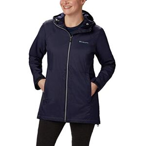 Columbia Women's Switchback Lined Long Jacket Shell, Dark Nocturnal, XL Columbia Women's Switchback Lined Long Jacket Shell, Dark Nocturnal, XL