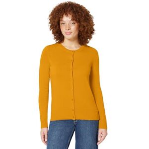 Amazon Essentials Women's Lightweight Crewneck Cardigan Jumper (Available in Plus Size), Tobacco Brown, XXL Amazon Essentials Women's Lightweight Crewneck Cardigan Jumper (Available in Plus Size), Tobacco Brown, XXL