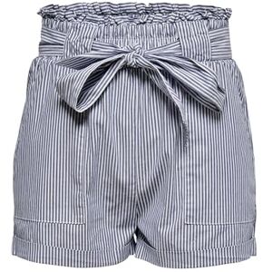 ONLY Women's ONLSMILLA BELT SHORTS NOOS Shorts, Medium Blue Denim/Stripes:W/STRIPES, XXL ONLY Women's ONLSMILLA BELT SHORTS NOOS Shorts, Medium Blue Denim/Stripes:W/STRIPES, XXL