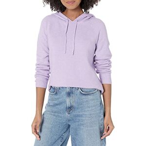Amazon Essentials Women's Soft Touch Hooded Pullover Jumper, Pastel Lilac, M Amazon Essentials Women's Soft Touch Hooded Pullover Jumper, Pastel Lilac, M