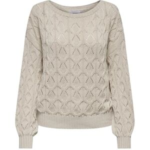 ONLY ONLBRYNN Female Knitted Jumper, Pumice Stone, S ONLY ONLBRYNN Female Knitted Jumper, Pumice Stone, S