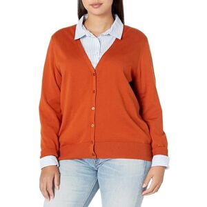 Amazon Essentials Women's Lightweight Cardigan Sweater, Rust, M Amazon Essentials Women's Lightweight Cardigan Sweater, Rust, M