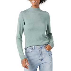 Amazon Essentials Women's Lightweight Roll Neck Long-Sleeve Jumper (Available in Plus Size), Sage Green Heather, L Amazon Essentials Women's Lightweight Roll Neck Long-Sleeve Jumper (Available in Plus Size), Sage Green Heather, L