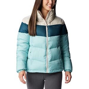 Columbia Women's Puffect Color Blocked Puffer Jacket, Aqua Haze, Night Wave, Dark Stone, S Columbia Women's Puffect Color Blocked Puffer Jacket, Aqua Haze, Night Wave, Dark Stone, S