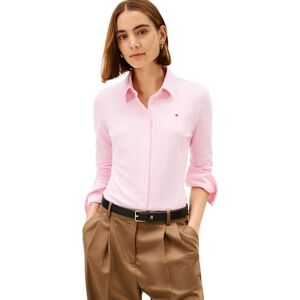 Tommy Hilfiger Women’s 1985 Slim Shirt with Pointed Collar, Multicolor (Ithaca STP/Classic Pink), XL Tommy Hilfiger Women’s 1985 Slim Shirt with Pointed Collar, Multicolor (Ithaca STP/Classic Pink), XL